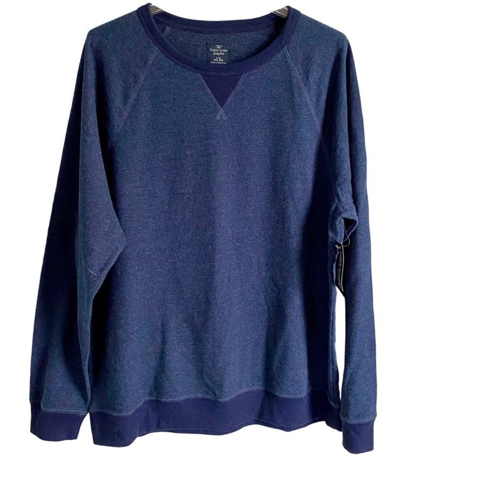 Faded Glory Blue Pullover Sweatshirt Men's Large 42-44 NEW NWT